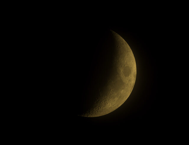 Pierwsze światło kamery svBony sv405c – Księżyc